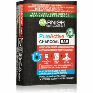 Garnier Pure Active Charcoal tisztító szappan 100 g
