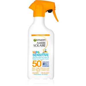 Garnier Ambre Solaire Sensitive Advanced védő spray gyermekeknek SPF 50+ 270 ml