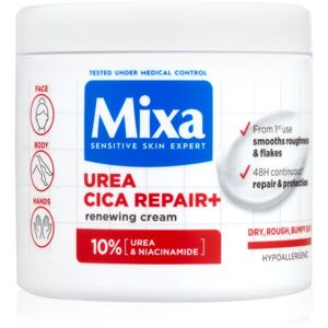 MIXA Urea Cica Repair+ regeneráló testkrém a nagyon száraz bőrre 400 ml
