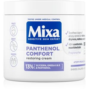 MIXA Panthenol Comfort regeneráló testkrém száraz és atópiás bőrre 400 ml