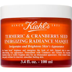 Kiehl's Turmeric and Cranberry Seed Energizing Radiance Mask élénkítő arcmaszk minden bőrtípusra, beleértve az érzékeny bőrt is 100 ml