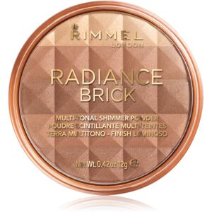 Rimmel Radiance Brick élénkítő bronzosító púder árnyalat 002 Medium 12 g