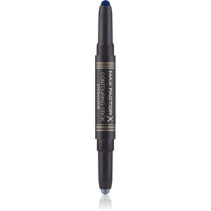 Max Factor Contouring Stick Eyeshadow krémes szemhéjfestékek ceruzában árnyalat 03 Midnight Blue & Silver Storm