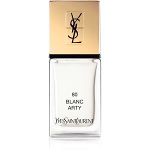 Yves Saint Laurent La Laque Couture körömlakk árnyalat 80 Blanc Arty 10 ml