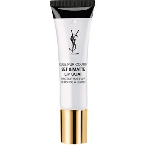 Yves Saint Laurent Rouge Pur Couture Set & Matte Lip Coat rúzs fixáló matt hatással 6.5 ml