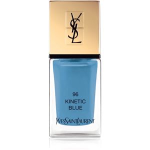Yves Saint Laurent La Laque Couture körömlakk árnyalat 96 Kinetic Blue 10 ml
