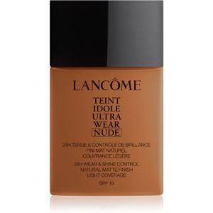 Lancôme Teint Idole Ultra Wear Nude könnyű mattító alapozó árnyalat 12 Ambre 40 ml