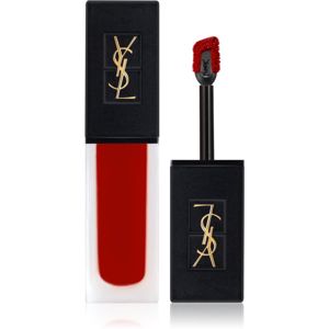 Yves Saint Laurent Tatouage Couture Velvet Cream magas pigmenttartalmú krémes rúzs matt hatással árnyalat 212 Rouge Rebel 6 ml