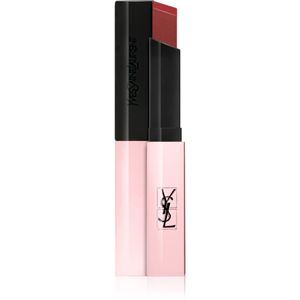 Yves Saint Laurent Rouge Pur Couture The Slim Glow Matte hidratáló matt rúzs fénnyel árnyalat 205 Sercret Rosewood 2 g
