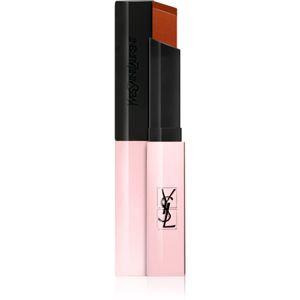 Yves Saint Laurent Rouge Pur Couture The Slim Glow Matte hidratáló matt rúzs fénnyel árnyalat 214 Illicit Orange 2 g
