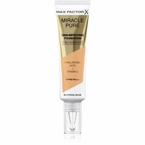 Max Factor Miracle Pure Skin hosszan tartó make-up SPF 30 árnyalat 33 Crystal Beige 30 ml