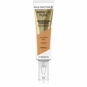 Max Factor Miracle Pure Skin hosszan tartó make-up SPF 30 árnyalat 76 Warm Golden 30 ml