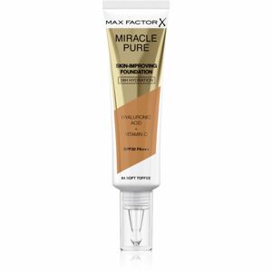 Max Factor Miracle Pure Skin hosszan tartó make-up SPF 30 árnyalat 84 Soft Toffee 30 ml