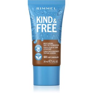 Rimmel Kind & Free könnyű hidratáló make-up árnyalat 601 Soft Chocolate 30 ml