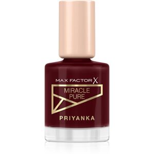 Max Factor x Priyanka Miracle Pure ápoló körömlakk árnyalat 380 Bold Rosewood 12 ml