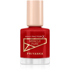 Max Factor x Priyanka Miracle Pure ápoló körömlakk árnyalat 360 Daring Cherry 12 ml