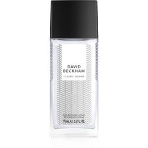 David Beckham Classic Homme parfümözött spray a testre uraknak 75 ml