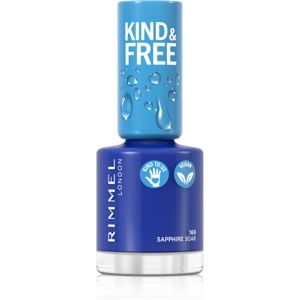Rimmel Kind & Free körömlakk árnyalat 169 Sapphire Soar 8 ml