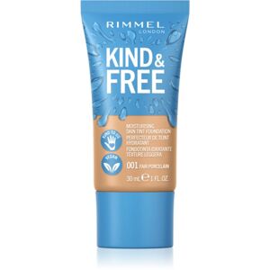 Rimmel Kind & Free könnyű hidratáló alapozó árnyalat 001 Fair Porcelain 30 ml