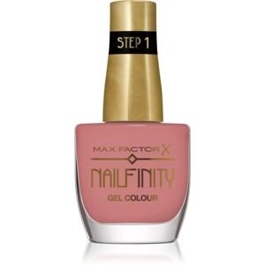 Max Factor Nailfinity Gel Colour géles körömlakk UV/LED lámpa használata nélkül árnyalat 235 Striking 12 ml