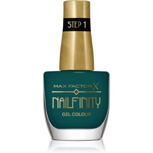 Max Factor Nailfinity Gel Colour géles körömlakk UV/LED lámpa használata nélkül árnyalat 865 Dramatic 12 ml