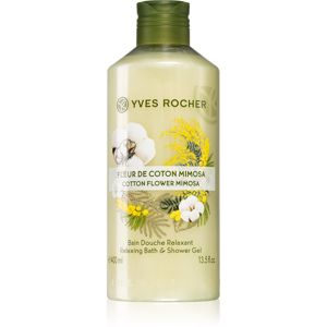 Yves Rocher Cotton Flower Mimosa tusfürdő gél 400 ml