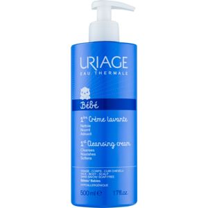 Uriage Bébé 1st Cleansing Cream tisztító krém arcra, testre és hajra 500 ml