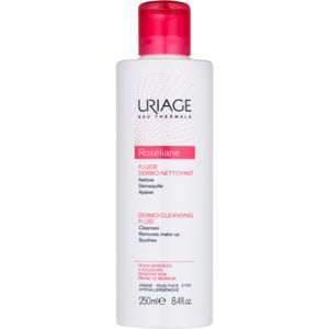 Uriage Roséliane Dermo-Cleansing Fluid tisztító fluid Érzékeny, bőrpírra hajlamos bőrre 250 ml