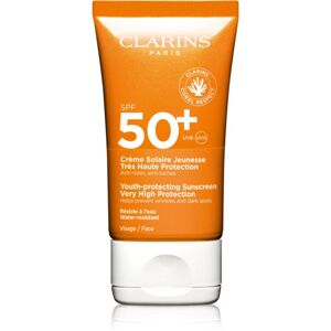 Clarins Sun Care Youth-Protecting Sunscreen napozókrém arcra SPF 50+ 50 ml