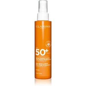 Clarins Sun Care Spray Lotion napozó spray testre és arcra SPF 50+ 150 ml