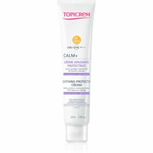 Topicrem CALM+ Soothing Protective Cream napozó krém SPF50+ testre és arcra 40 ml