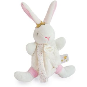 Doudou Gift Set Bunny With Pacifier ajándékszett gyermekeknek születéstől kezdődően Pink 1 db