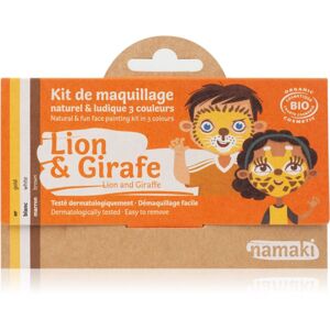 Namaki Color Face Painting Kit Lion & Giraffe sminkszett gyermekeknek 2 db