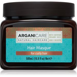 Arganicare Argan Oil & Shea Butter Hair Masque hidratáló és tápláló maszk göndör hajra 500 ml