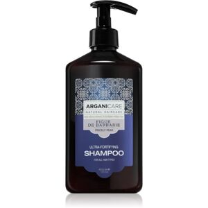 Arganicare Prickly Pear Ultra-Fortifying Shampoo mélyen tisztító sampon a haj megerősítésére 400 ml