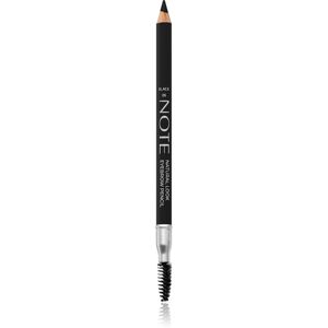 Note Cosmetique Natural Lool Eyebrow Pencil szemöldök ceruza kefével 06 Black 1,08 g
