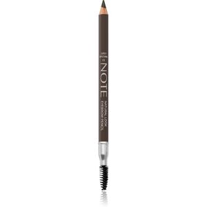 Note Cosmetique Natural Lool Eyebrow Pencil szemöldök ceruza kefével 05 Grey Brown 1,08 g