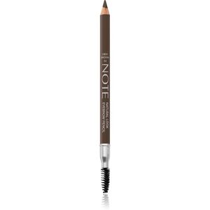 Note Cosmetique Natural Lool Eyebrow Pencil szemöldök ceruza kefével 04 Deep Brown 1,08 g