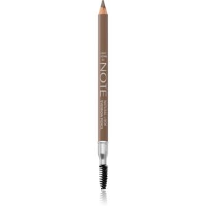 Note Cosmetique Natural Lool Eyebrow Pencil szemöldök ceruza kefével 02 Light Brown 1,08 g