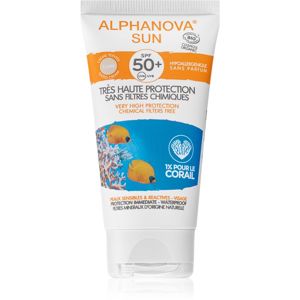 Alphanova Sun napozó krém SPF50+ az egységes tónusú bőrért árnyalat Claire 50 g