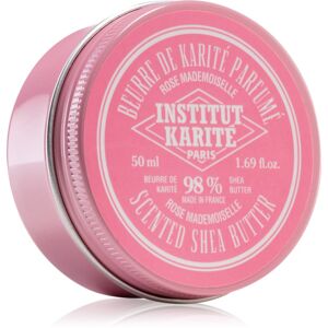 Institut Karité Paris Rose Mademoiselle 98% Scented Shea Butter shea vaj illatosított 50 ml