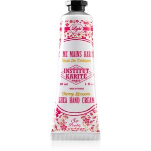 Institut Karité Paris Cherry Blossom So Poetic könnyű krém kézre Shea vajjal tube + box 30 ml