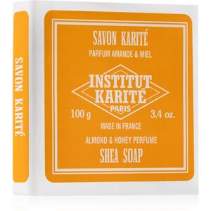 Institut Karité Paris Almond and Honey Shea Soap Szilárd szappan bambusszal 100 g