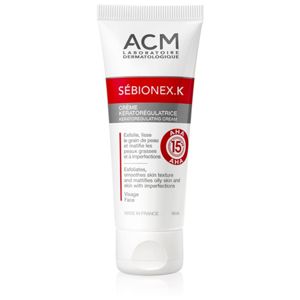 ACM Sébionex K védő mattító krém a zsíros és tökéletlen arcbőrre A.H.A.-val (Alpha Hydroxy Acids) 40 ml