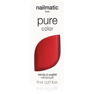 Nailmatic Pure Color körömlakk AMOUR-Rouge Nacré / Red Shimmer 8 ml