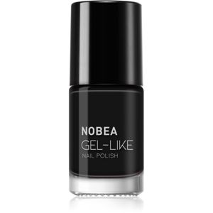 NOBEA Day-to-Day Gel-like Nail Polish körömlakk géles hatással árnyalat Black sapphire #N22 6 ml
