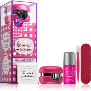 Le Mini Macaron Gel Manicure Kit Strawberry Pink kozmetika szett IV. (körmökre) hölgyeknek