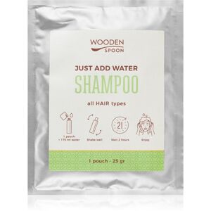 WoodenSpoon Just add water! természetes sampon a fénylő és selymes hajért 25 g