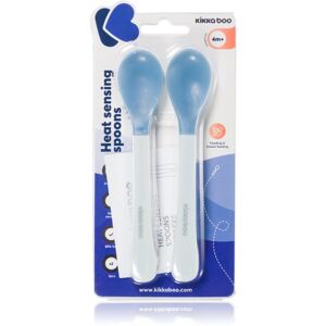 Kikkaboo Heat Sensing Spoons kiskanál hőérzékelővel 4 m+ Blue 2 db
