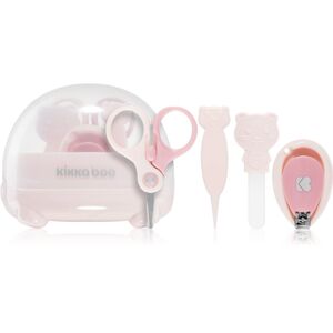 Kikkaboo Baby Manicure Set Bear manikűröző szett gyermekeknek születéstől kezdődően Pink 1 db